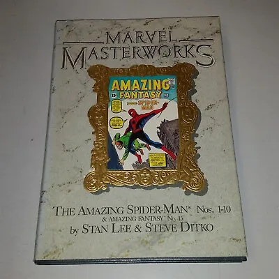 Buy Marvel Masterworks Vol 1 Amazing Spiderman 1-10 & Amazing Fantasy #15 (hardback) • 28.94£