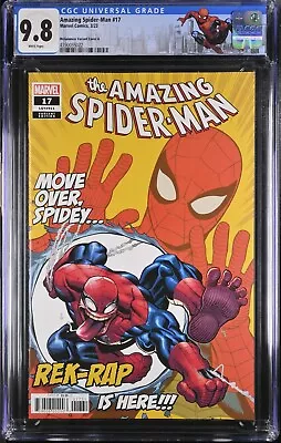 Buy Amazing Spider-Man #17 CGC 9.8 (Marvel 2023) 1:25 Ratio Variant * 1st Rek-Rap • 63.21£