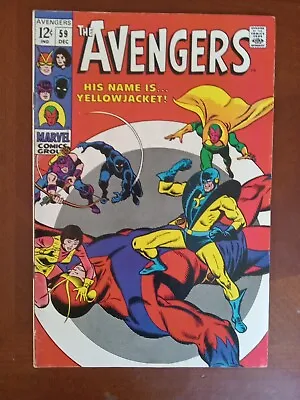 Buy 1968 Marvel Avengers #59 Nm 9.4!! 1st Appearance Yellowjacket • 303.52£