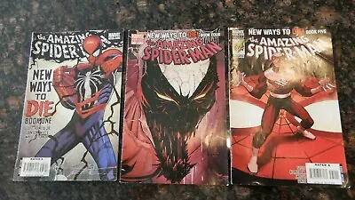 Buy Amazing Spider-Man New Ways To Die #568 572 & 571 Anti-Venom Comics Rough Shape • 14.19£