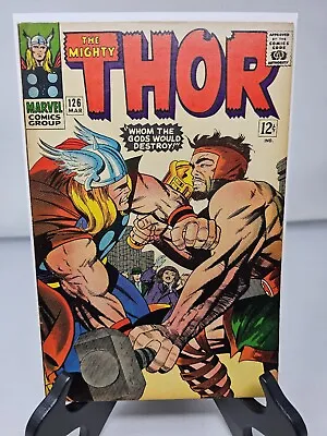 Buy THOR #126- Marvel 1966 VS Hercules NICE 7.5 • 354.76£
