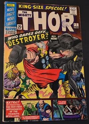 Buy Thor King Size Special #2 1966 1st Thor Annual Marvel Comics Very Good / Fine 5. • 25£