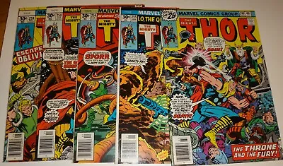Buy Thor #249,255,256,258,259 8.5/9.0  1977 • 29.28£