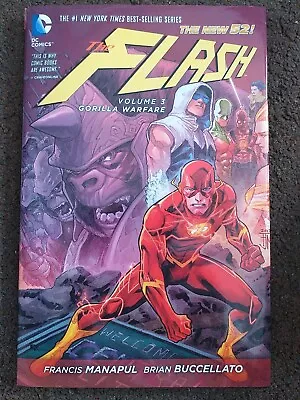 Buy The Flash Vol 3 Gorilla Warfare DC Comics Hardcover Graphic Novel First Printing • 10£