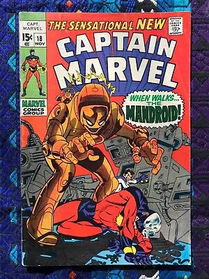 Buy Captain Marvel #18, VG/FN 5.0, Carol Danvers Gets Her Powers • 22.87£