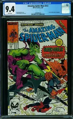 Buy AMAZING SPIDER-MAN  #312   CGC  NM9.4  High Grade!  WHITE PAGES!   3894888010 • 68.36£