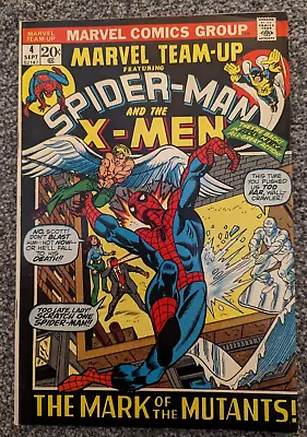 Buy Marvel Team Up 4. 1972. Spider-Man & X-Men. 3rd Appearance Michael Morbius • 29.99£