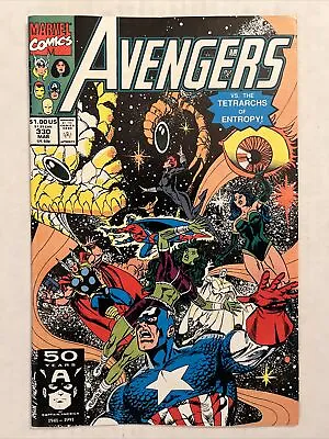 Buy Avengers #330 1991 VS Tetrarchs Of Entropy Copper Age Marvel Comics NM- • 3.17£