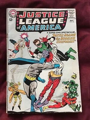 Buy Silver Age Key Comic Justice League Of America #35 1965 VG First Silver Moth Raw • 12£