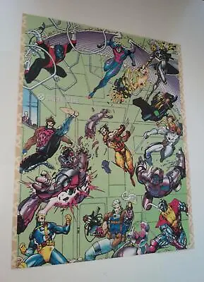 Buy Uncanny X-Men In Danger Room Poster Gambit Jim Lee Cyclops Wolverine Cable 97 • 37.79£