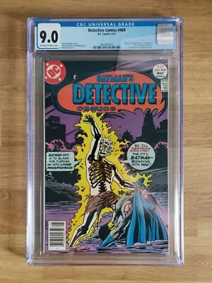 Buy Detective Comics #469 CGC 9.0 1977 🔑 1st App. Of Dr. Phosphorus & Rupert Thorne • 95.94£