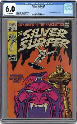 Buy Silver Surfer #6 CGC 6.0 1969 1245421005 • 139.92£