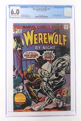 Buy Werewolf By Night #32 - Marvel Comics 1975 CGC 6.0 Origin + 1st App Moon Knight • 639.69£
