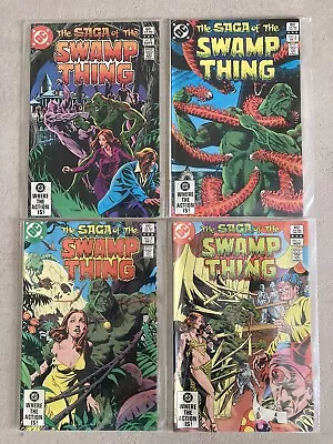 Buy The SAGA Of The Swamp Thing Lot #5,6,7,8 DC Comics 1982 Bronze Age VGC • 8£