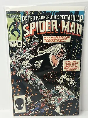 Buy Peter Parker The Spectacular Spider-Man #90 Marvel Comics (1984) Copper Age • 31.62£