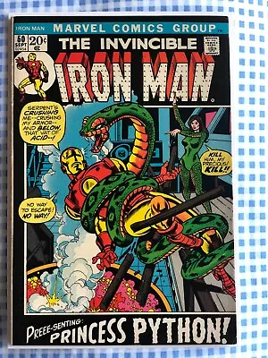 Buy Iron Man 50 (1972) Princess Python And Super Adaptoid App, Cents • 12.99£