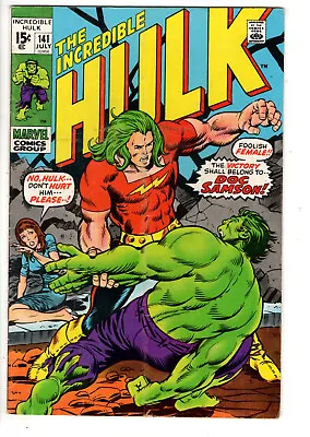 Buy Incredible Hulk #141 (1971) - Grade 5.5 - 1st Appearance Of Doc Samson! • 55.32£