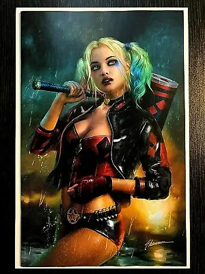 Buy Harley Quinn #1 Shannon Maer Exclusive Virgin Cover Full Color Dc Ltd 800 Nm+ • 104.52£