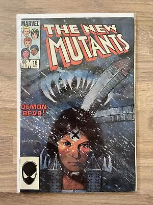 Buy Marvel Comics The New Mutants #18 1984 1st App Warlock Demon Bear Key Bronze Age • 16.99£