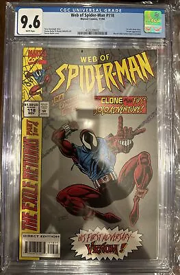 Buy Web Of Spider-Man #118 CGC 9.6 🔑 1st Ben Reilly As Scarlet Spider 1994 • 147.84£