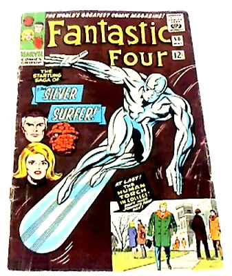 Buy FANTASTIC FOUR #50 (May 1966) Marvel Comic (3rd Silver Surfer) Cents Issue C • 129£