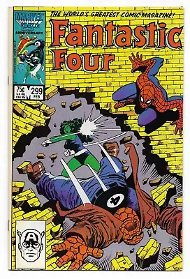 Buy Fantastic Four #299 (Vol 1) : NM- 9.2 : “The Best Man” : Spider-Man • 3.50£