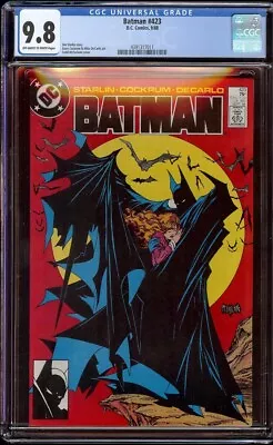 Buy Batman # 423 CGC 9.8 Off-White To White (DC, 1988) Classic Todd McFarlane Cover • 1,994.80£