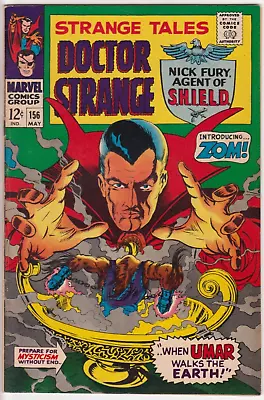 Buy Strange Tales #156, Marvel Comics 1967 FN 6.0 Jim Steranko/Marie Severin • 20.09£