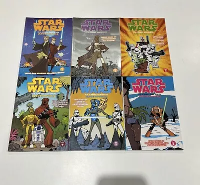 Buy Star Wars: Clone Wars Adventures Bundle 1-6 Books • 24£