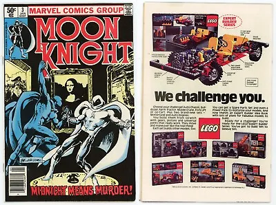 Buy Moon Knight #3 (FN- 5.5) NEWSSTAND 1st App Midnight Man Sienkiewicz 1981 Marvel • 11.38£