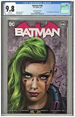 Buy Batman #108 CGC 9.8 Carla Cohen Variant Cover A 1st Miracle Molly Comics Elite • 51.96£