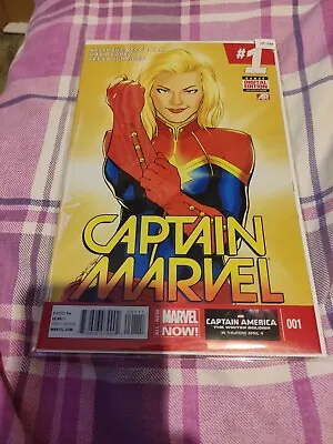 Buy CAPTAIN MARVEL #1 Marvel Now!  2014 Kelly Sue DeConnick/David Lopez VF/NM • 11£