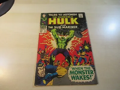 Buy Tales To Astonish #99 Silver Age Sub-mariner Hulk Higher Grade 1st Warlord Seth • 12.79£
