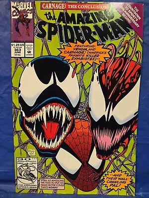 Buy Amazing Spider-Man #363 - 3rd Appearance Carnage - Venom - 1992 • 10.32£