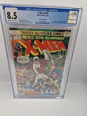 Buy Uncanny X-men #109 - CGC 8.5 OW/WP - 1st App Weapon Alpha - Marvel Comics 1979 • 38£