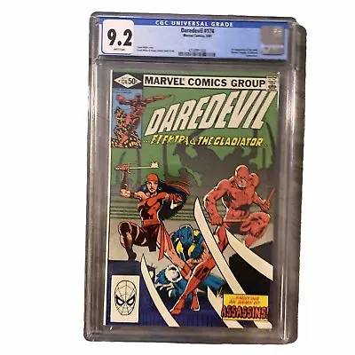 Buy Daredevil#174 (1st App Of THE HAND ) 1981 Frank Miller CGC 9.2 White Pages • 55.18£