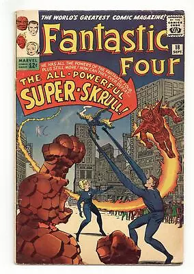Buy Fantastic Four #18 VG- 3.5 1963 1st App. Super Skrull • 216.82£