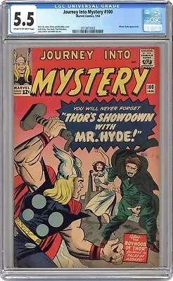 Buy Thor Journey Into Mystery #100 CGC 5.5 1964 2013872002 • 193.94£
