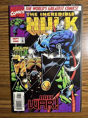 Buy Incredible Hulk 456 1st Appearance Of War Hulk Adam Kubert Cover Marvel 1997 • 10.23£