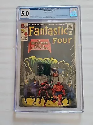 Buy Fantastic Four #39 CGC 5.0 Daredevil Kirby Stan Lee's Personal Tailor! 1965 • 221.18£