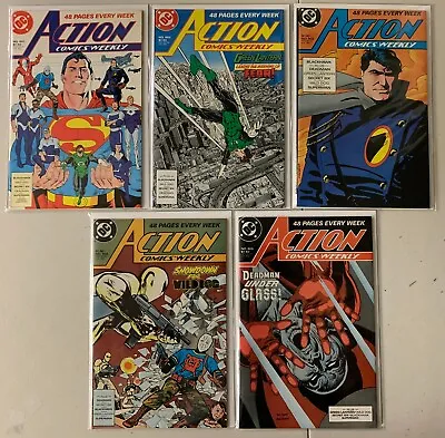 Buy Action Comics Run #601-605 5 Diff 6.5 (1988) • 11.85£
