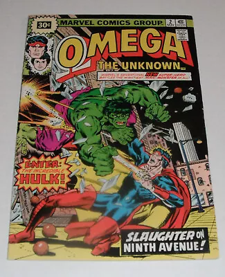 Buy Omega The Unknown # 2--price Variant...FINE+  6.5 Grade....1976 Comic Book--E • 29.53£