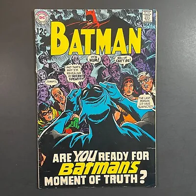 Buy Batman 211 Silver Age DC 1969 Robin Comic Book Irv Novick Cover Frank Robbins • 16.03£