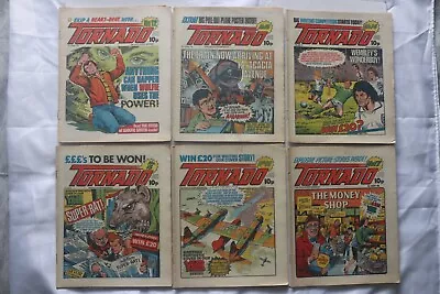 Buy Six Tornado Comics 1979 No 12 13 14 15 16 17 IPC Magazines Pre 2000AD • 23.99£