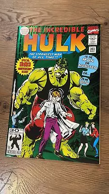 Buy Incredible Hulk #393 - Marvel Comics - 1992 • 4.95£