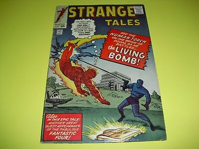Buy Strange Tales #112 In FN- 5.5 COND From 1963! 1st Eel Unrestored Fine FN B951 • 87.90£