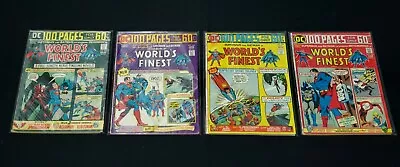 Buy World's Finest 223 224 225 226 100 Page Comic Book Lot Bronze Superman Batman • 40.15£