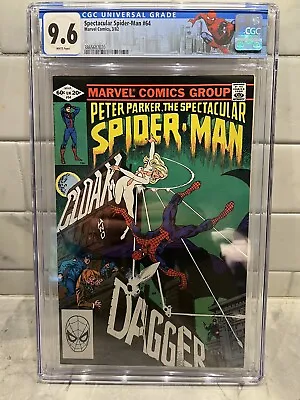 Buy Spectacular Spider-Man 64 CGC 9.6 WP 1st Cloak&Dagger 🗝️ Book Priced To Sell! • 354.82£