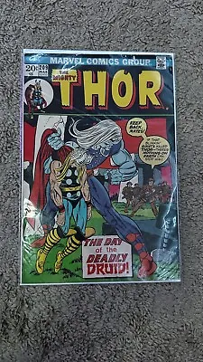 Buy Thor #209 - 1st App Demon Druid - Marvel Comics 1973 • 1.58£