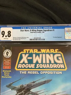 Buy Star Wars X-Wing Rogue Squadron 1 CGC 9.8 Wedge Antilles Dark Horse 1995 Key • 119.49£